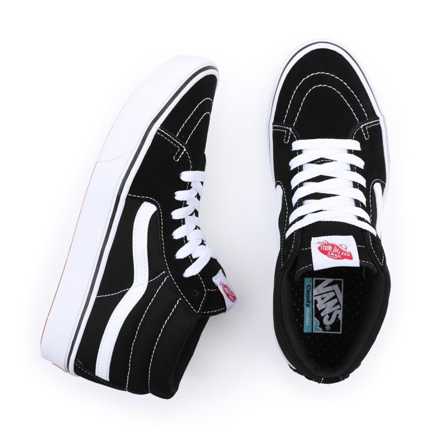 Vans Classic ComfyCush Sk8-Mid Negras | VN235X3EA90