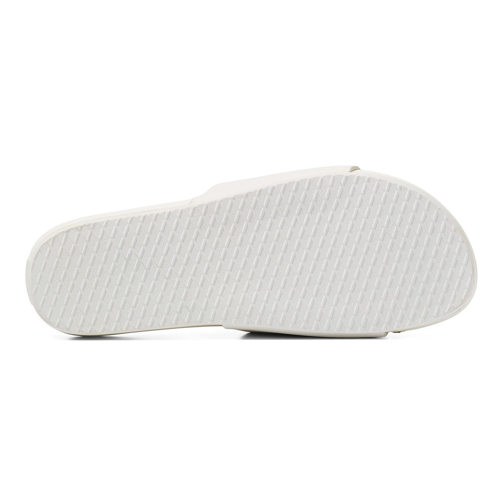 Vans Cuero Decon Slide Blancas | VN853W3IC18