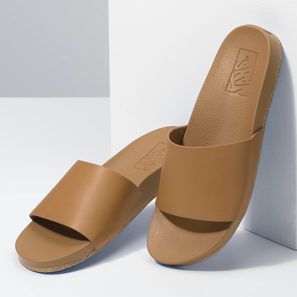 Vans Cuero Decon Slide Marrones | VN040C1ER55