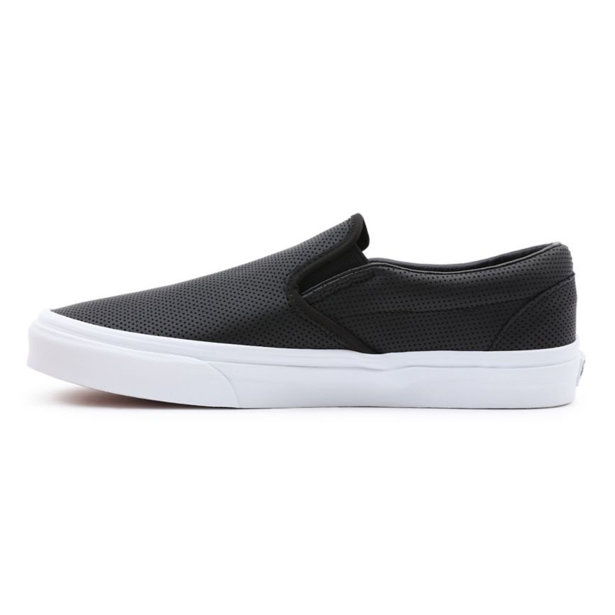 Vans Perf Cuero Classic Slip-On Negras | VN863Y1XA06