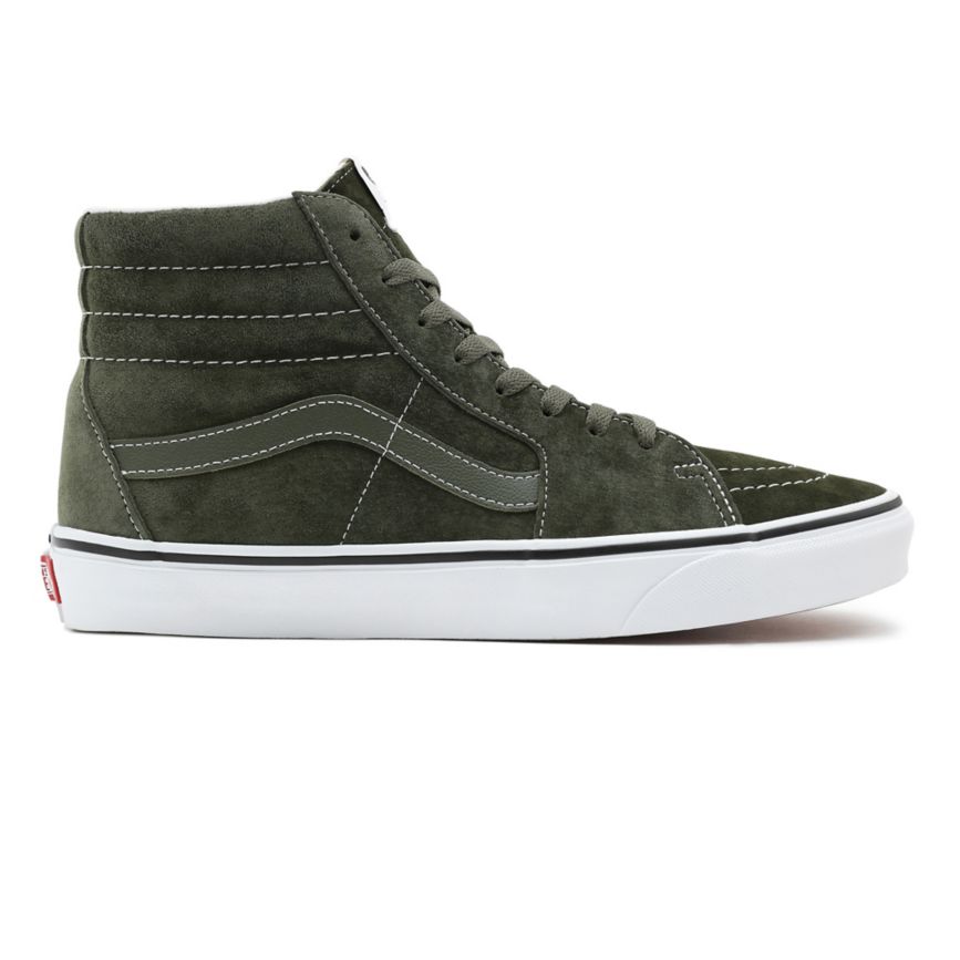 Vans Pig Suede SK8-Hi Verde Oliva | VN492Y8RG37