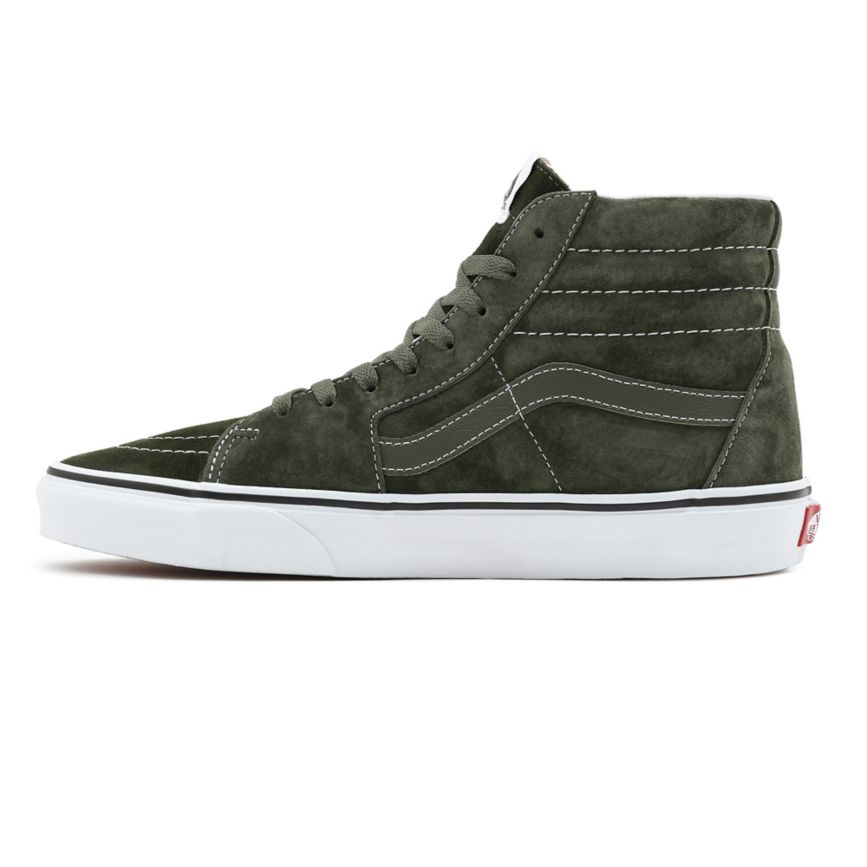 Vans Pig Suede SK8-Hi Verde Oliva | VN492Y8RG37