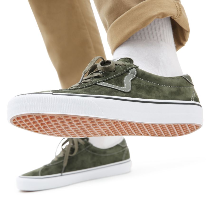 Vans Pig Suede Sport Verde Oliva | VN443B8IQ23