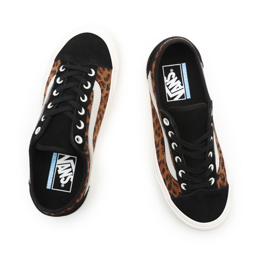 Vans Suede Leopard Estilo 36 Decon SF Negras | VN838L9BZ82