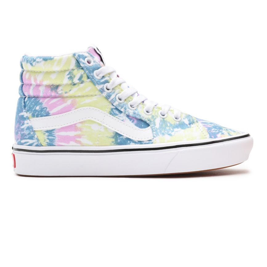 Vans Tie-Dye ComfyCush SK8-Hi Multicolor | VN028R4CL18