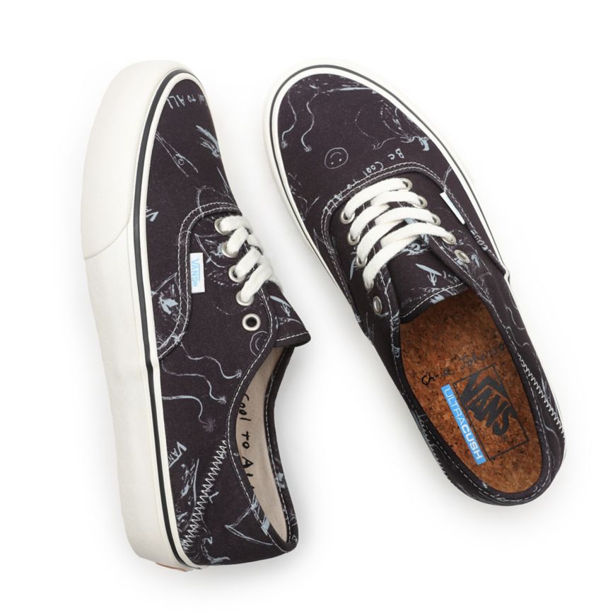 Vans X Chris Johanson Authentic SF Negras | VN911M7QH81